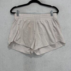 Athleta Printed Hustle Shorts Womens XS Pink 3 Inseam Running Lined Pockets